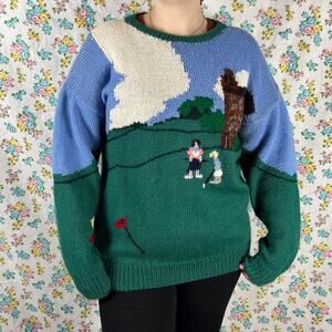 Vintage Braemar golf sweater size medium